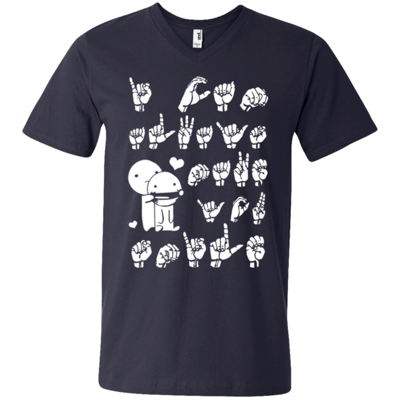 I love sign language T-shirts CustomCat