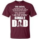 I love single dad T-shirts CustomCat
