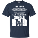 I love single dad T-shirts CustomCat
