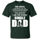 I love single dad T-shirts CustomCat
