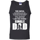 I love single dad T-shirts CustomCat