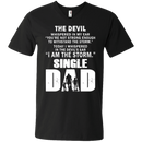 I love single dad T-shirts CustomCat