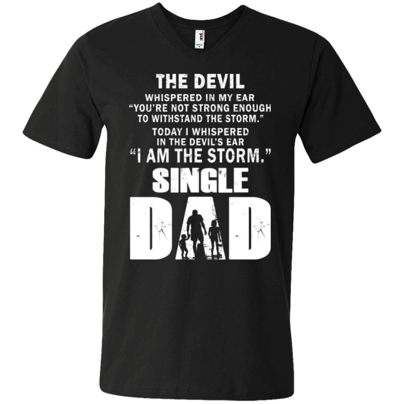 I love single dad T-shirts CustomCat
