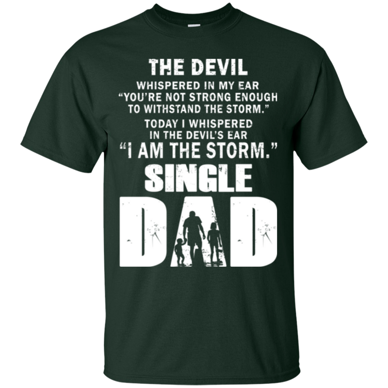 I love single dad T-shirts CustomCat