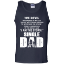 I love single dad T-shirts CustomCat