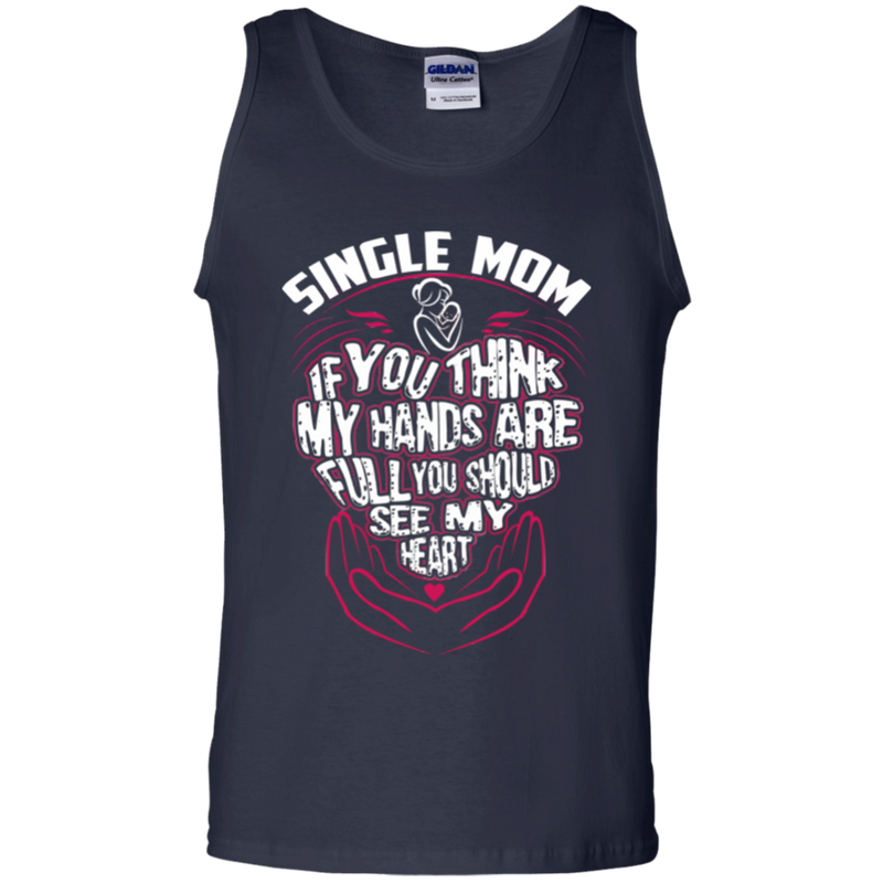 I love single mom T-shirts CustomCat