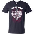 I love single mom T-shirts CustomCat