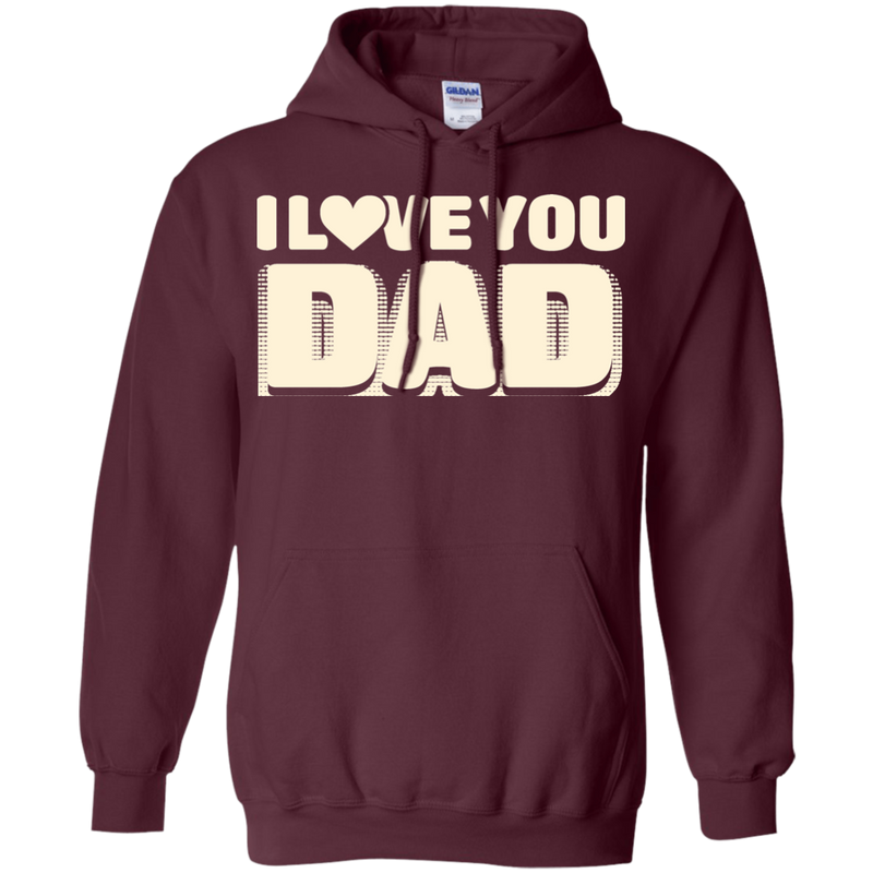 I Love You Dad Tshirt For Father's Day CustomCat