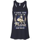 I Love You To The Barn And Back T-shirt for Horse Lovers CustomCat