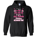 I'm a mom grandpma and a great grandma nothing scares me T-shirts CustomCat