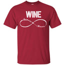 I'm A Simple Woman I Like Wine And Maybe 3 People Funny Gifts Wine Lover Shirt CustomCat