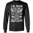 I'm Irish I'm Not Clumsy Funny Gifts Patrick's Day Irish T-Shirt