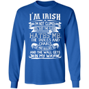 I'm Irish I'm Not Clumsy Funny Gifts Patrick's Day Irish T-Shirt