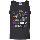 I'm Mostly Peace Light Funny T-shirt For Dachshund Lovers CustomCat