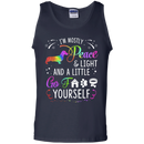 I'm Mostly Peace Light Funny T-shirt For Dachshund Lovers CustomCat
