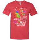 I'm mostly peace love & light and a little go fuck yourself funny T-shirts CustomCat
