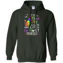 I'm mostly peace love & light and a little go fuck yourself T-shirts CustomCat