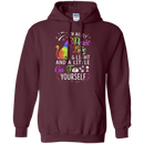 I'm mostly peace love & light and a little go fuck yourself T-shirts CustomCat