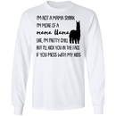 I'm Not A Mama Shark I'm More Of A Mama Llama Mother's Gift Tee Shirt