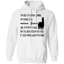 I'm Not A Mama Shark I'm More Of A Mama Llama Mother's Gift Tee Shirt