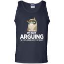 I'm not arguing i'm explaining why i'm right grumpy cat T-shirts CustomCat