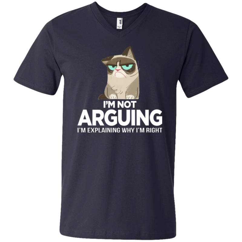 I'm not arguing i'm explaining why i'm right grumpy cat T-shirts CustomCat