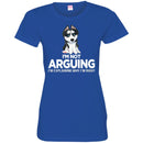 I'm Not Arguing I'm Explaining Why I'm Right Grumpy Husky T Shirts CustomCat