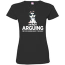 I'm Not Arguing I'm Explaining Why I'm Right Grumpy Husky T Shirts CustomCat