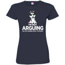 I'm Not Arguing I'm Explaining Why I'm Right Grumpy Husky T Shirts CustomCat