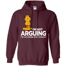 I'm not arguing i'm explaining why i'm right T-shirts CustomCat