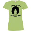I'm Sorry Did I Roll My Eyes Out Loud Funny T-shirt For Black Queens CustomCat