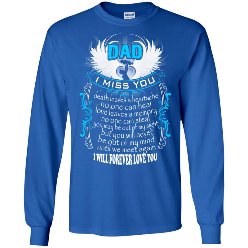 I Miss My Dad In Heaven T-shirts CustomCat