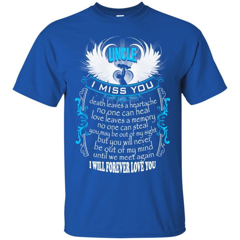 I Miss My Uncle In Heaven T-shirts CustomCat