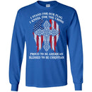 I Stand For Our Flag I Kneel For The Cross Proud To be American Funny Gift T Shirts CustomCat