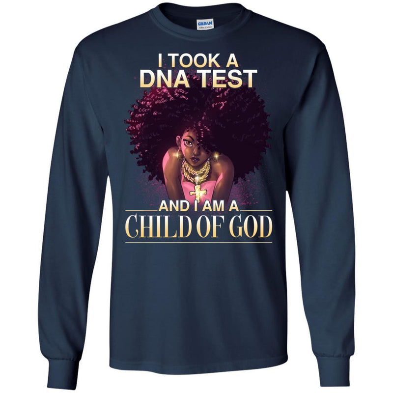 I Took A DNA Test And I Am A Child Of God Black History Month T-Shirt for Women African Pride Shirts CustomCat