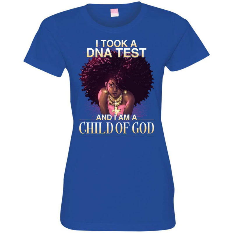 I Took A DNA Test And I Am A Child Of God Black History Month T-Shirt for Women African Pride Shirts CustomCat