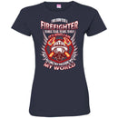 I Was Born To Be A Firefighter To Hold Aid Save Help It's Who I Am My Passion My World T-Shirt CustomCat