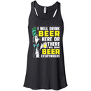 I Will Drink Beer Here Or There I Will Drink Beer Everywhere T-shirt For Beer Lovers CustomCat
