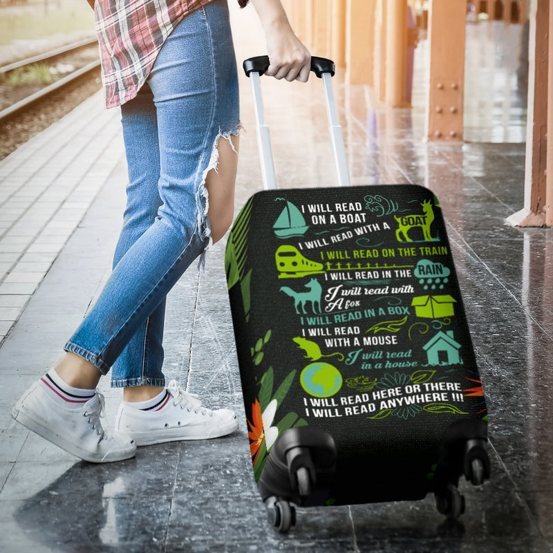 I Will Read Everywhere Luggage Cover interestprint
