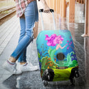 Impressive Mermaid Holding Guitar Luggage Cover interestprint