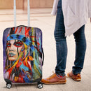 Impressive Native American Girl Luggage Cover interestprint