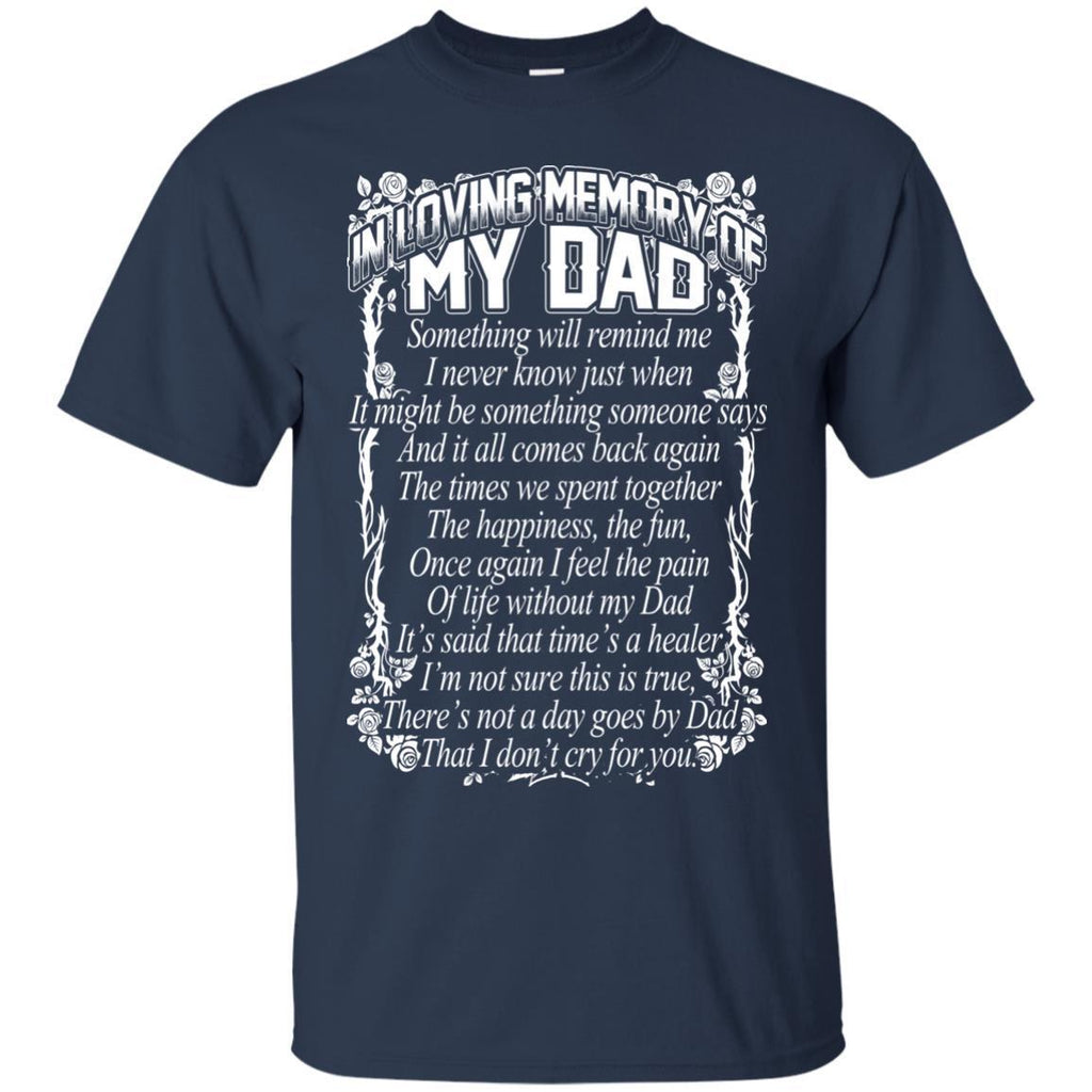In Loving Memory Dad Shirt  Personalized in Loving Memory of My