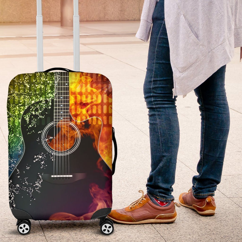 Incredible Classic Guitar Luggage Cover interestprint