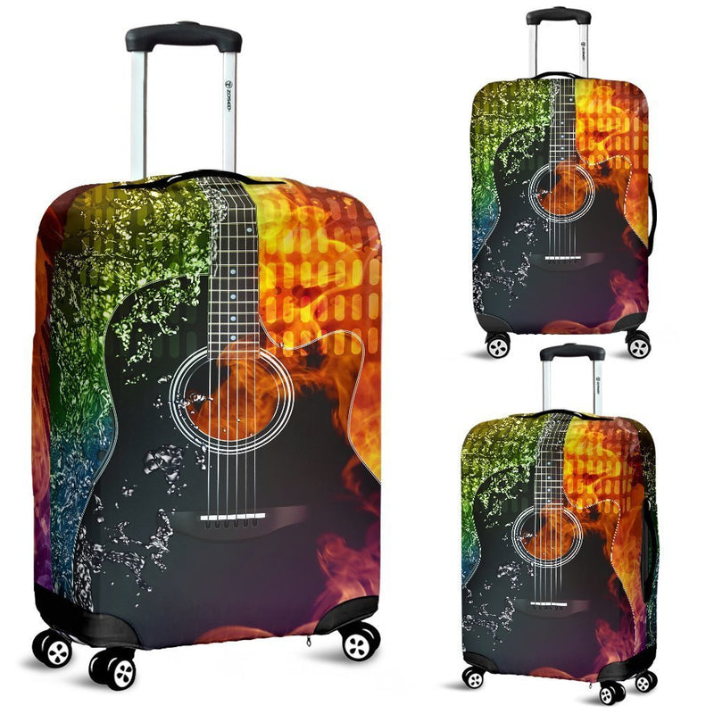 Incredible Classic Guitar Luggage Cover interestprint