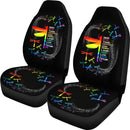 Inspirational Autism Dragonfly Car Seat Covers (Set Of 2)