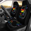 Inspirational Autism Dragonfly Car Seat Covers (Set Of 2)