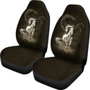 Inspirational Black And White Horse Car Seat Covers (Set Of 2)