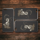Inspirational Black And White Horse iPhone Case