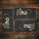 Inspirational Black And White Horse iPhone Case