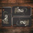 Inspirational Black And White Horse iPhone Case